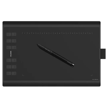 Графічний планшет Huion New 1060Plus + рукавичка, Black