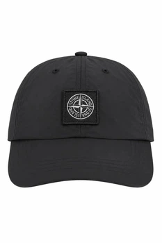 Кепка чоловіча чорна Stone Island CAP-STON-004-BLK