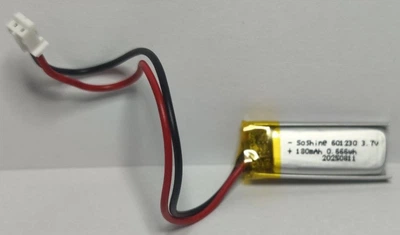 Аккумулятор Soshine 601230 180mAh 3.7V Li-pol литий-полимерный