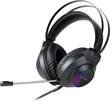Навушники з мікрофоном СolorWay BlazeCore RGB Black (CW-HPG03BK)