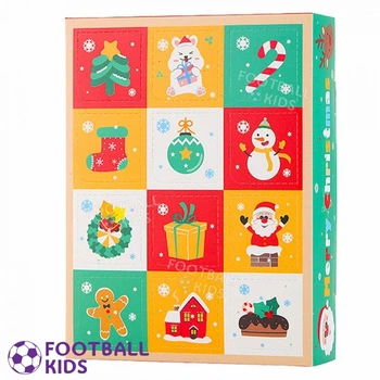 Коробка для адвент-календаря Merry Christmas на 12 віконець (5051-4)