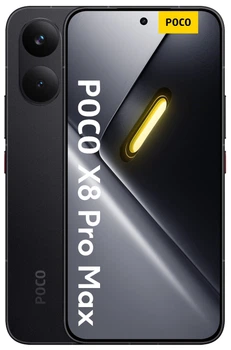 Смартфон POCO X8 Pro Max 12/256Gb Black (с блоком питания) – фото