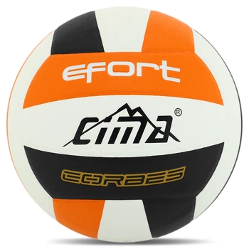 Мяч волейбольный CIMA VB-8998 EFORT CORBES №5 PU оранжевый