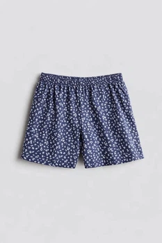 Пижамные шорты хлопковые трикотажные для девочки H&M 1237820 134-140 см (8-10 years) Синий