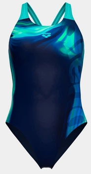 Купальник закритий для жінок Arena DREAMHLINE SWIMSUIT V BACK Синій 36 (008328-780-36)