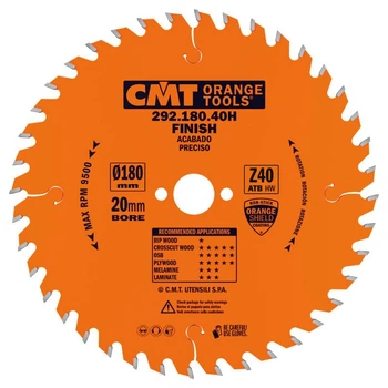 Диск пильний по дереву CMT 180x20x40T (292.180.40H)