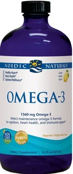 Omega-3 Nordic Naturals 1560 mg płyn 473 ml Cytryna (768990027642)