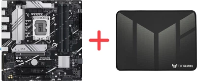 Материнська плата Asus PRIME B760M-A-CSM (s1700, Intel B760, PCI-Ex16)+ Ігрова поверхня Asus TUF Gaming P1 Speed у подарунок!