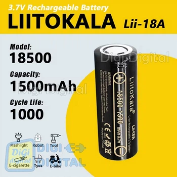 Аккумулятор 18500 LiitoKala Lii-18A 1500mah