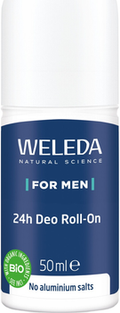 Дезодорант для чоловіків Weleda Roll-On 24 години 50 мл (4001638095228)