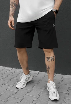 Трикотажні шорти Staff til logo black & light gray XS