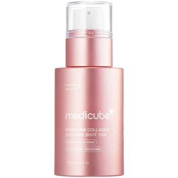 Регенеруюча сироватка з полінуклеотидами, екзосомами та спікулами Medicube PDRN Pink Collagen Exosome Shot 2000 30 мл