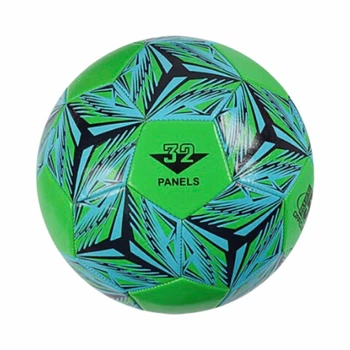 Футбольный мяч, размер №5 — PVC, 280 г, резиновая камера, C 70116-3, зеленый