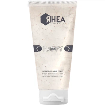 Очищающий скраб для тела двойного действия Rhea Cosmetics HappyScrub Detergente scrub corpo 200 мл