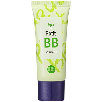 BB крем Holika Aqua Petit BB Cream SPF25++, 30 мл – освіжаючий для жирної та проблемної шкіри, корейська косметика Холіка