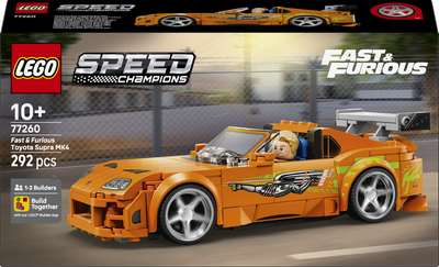 Конструктор LEGO Speed Champions Форсаж: Toyota Supra MK4 292 деталі (77260)