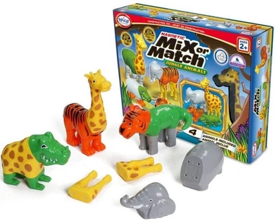 Набор магнитных игрушек MalBlo Magnetic Животные джунглей MAL 62000 (755828620007)