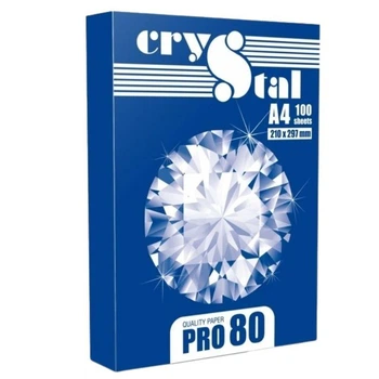 Папір А4 "СRYSTAL PRO 80" /16.4270/ 100 листов., 80г/м2 (1/25)