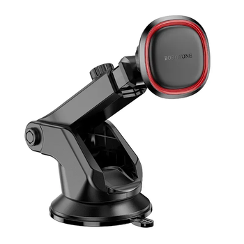 Держатель для мобильного BOROFONE BH125 Roman magnetic car holder (center console) Black and Red