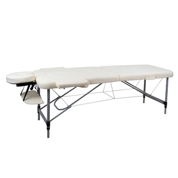 Масажний стіл inSPORTline Morrani 2-Section Aluminum, бежевий