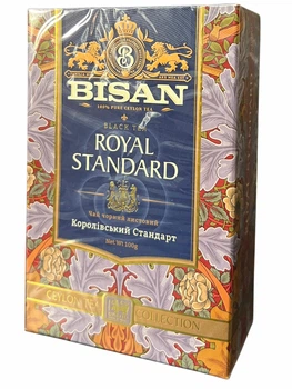 Чай чорний листовий BISAN Royal Standard FBOP 100 г цейлонський Шрі-Ланка