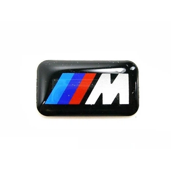 Емблема на колісний диск "M", 10х18мм, 36112228660