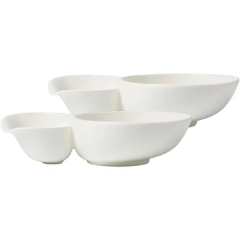 Супниця подвійна 27,5 x 17,3 x 6,8 см, набір 2 предмети, білі Soup Passion Villeroy & Boch