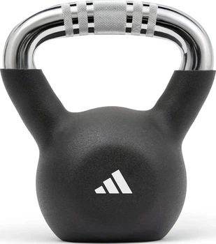Гиря Adidas Kettlebell чорний 8 кг