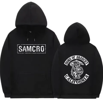 Худі Sons of анархии SAMCRO L Чорне (2449519744)