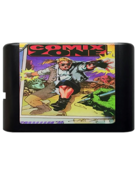 Игра RMC Mega Drive Comix Zone 90х Английская Версия Только Картридж Б/У