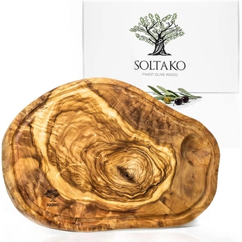 Сервировочная доска из оливкового дерева 43 x 20 x 2 см SOLTAKO