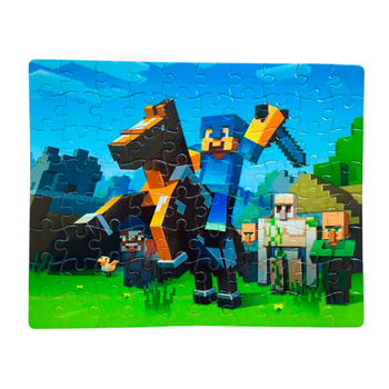 Пазл Майнкрафт (Minecraft) А4 80 елементів