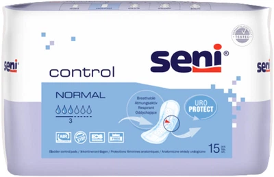 Прокладки урологічні Seni Control Normal 15 шт. 3 капли