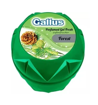 Освежитель воздуха гелевый Gallus Perfumed Fresh Forest 150 гр Парфюмированный освежитель воздуха Гелевый освежитель