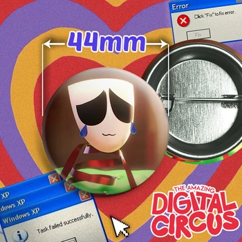 Значок Лантух з вебсеріалу Дивовижний Цифровий Цирк / The Amazing Digital Circus. №58. 44мм