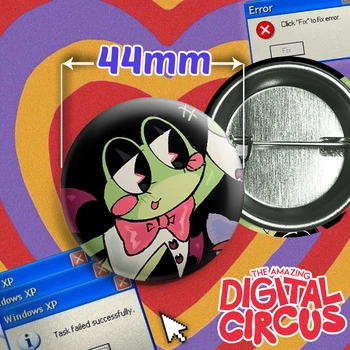 Значок Рібіт з вебсеріалу Дивовижний Цифровий Цирк / The Amazing Digital Circus. №71. 44мм