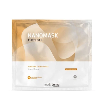 Очищувальна тканинна маска для обличчя Mediderma Nanomask Curcuser з куркумою, 1 шт
