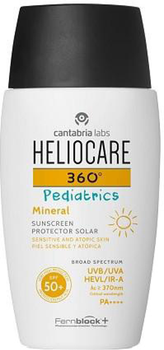 Мінеральний дитячий крем-гель Heliocare 360 Pediatrics Mineral SPF50 50 мл