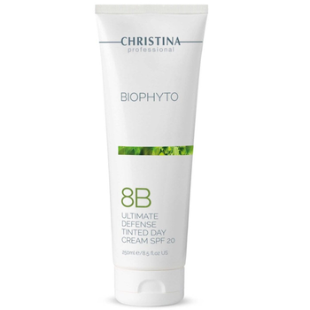Дневной Крем SPF 20 с Тоном Ultimate Defense Tinted Day Cream SPF20 Christina Bio Phyto 250 мл