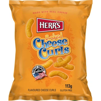 Кукурудзяні снеки Herr's Baked Cheese Curls 113 грам (USA)