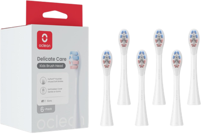 Насадки для електричної зубної щітки Oclean Delicate Care P3K1 White 6 шт