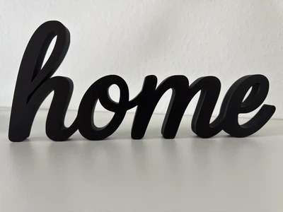 Об'ємний надпис слово home для інтер'єру. Aivory