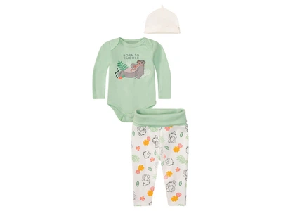 Костюм (боді, штани і шапочка) для дівчинки Disney Mowgli 412736 086-92 см (12-24 months) Різнобарвний