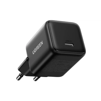 Мережевий зарядний пристрій на 20 Вт UGREEN X512 USB-C GaN Fast Charger (Type-C, QC4.0, PD3.0). Black