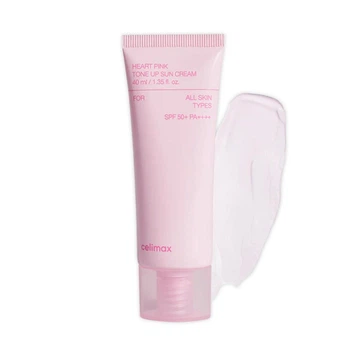 Увлажняющий солнцезащитный крем для лица Celimax Heart Pink Tone Up Sun Cream SPF50 (40 ml)