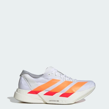 Чоловічі Кросівки для бігу Adizero Adios Pro 4 adidas JR7088 48 (12.5 UK) білий (4068812295867)