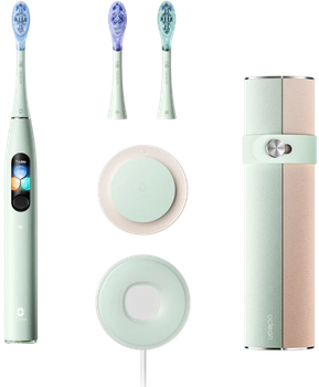 Elektryczna szczoteczka do zębów Oclean X Ultra 20 Set Zielona