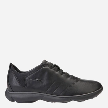 Чоловічі снікери шкіряні Geox Nebula Man U52D7B00046-C9999 46 30.6 см Чорні (900000182569)
