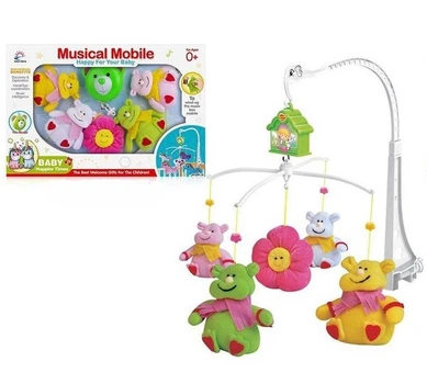 Мобіль Star Toys музичний, м'які іграшки 699-9A/10A