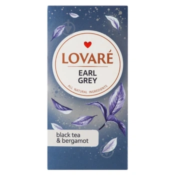 Чай чорний пакетований LOVARE Earl Grey 24 шт. (874841)